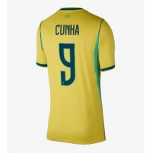 Brasil Matheus Cunha #9 Replika Hjemmedrakt Dame VM 2026 Kortermet