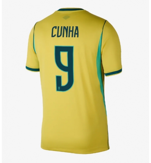 Brasil Matheus Cunha #9 Replika Hjemmedrakt VM 2026 Kortermet Brasil Matheus Cunha #9 Replika Hjemmedrakt VM 2026 Kortermet