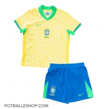 Brasil Replika Hjemmedrakt Barn Copa America 2024 Kortermet (+ bukser)