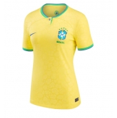 Brasil Replika Hjemmedrakt Dame VM 2022 Kortermet