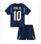 Brasil Vinicius Junior #10 Replika Bortedrakt Barn VM 2026 Kortermet (+ bukser)