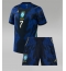 Brasil Vinicius Junior #7 Replika Bortedrakt Barn VM 2026 Kortermet (+ bukser)