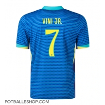 Brasil Vinicius Junior #7 Replika Bortedrakt Copa America 2024 Kortermet