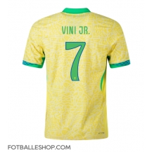 Brasil Vinicius Junior #7 Replika Hjemmedrakt Copa America 2024 Kortermet