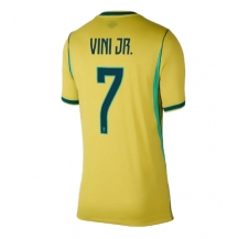 Brasil Vinicius Junior #7 Replika Hjemmedrakt Dame VM 2026 Kortermet