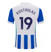 Brighton Charalampos Kostoulas #19 Replika Hjemmedrakt 2025-26 Kortermet