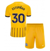 Brighton Pervis Estupinan #30 Replika Bortedrakt Barn 2024-25 Kortermet (+ bukser)