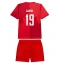 Canada Alphonso Davies #19 Replika Hjemmedrakt Barn VM 2026 Kortermet (+ bukser)