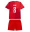 Canada Ismael Kone #8 Replika Hjemmedrakt Barn VM 2026 Kortermet (+ bukser)