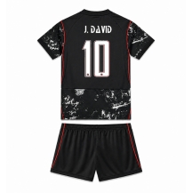 Canada Jonathan David #10 Replika Bortedrakt Barn VM 2026 Kortermet (+ bukser)