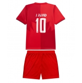 Canada Jonathan David #10 Replika Hjemmedrakt Barn VM 2026 Kortermet (+ bukser)