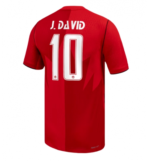 Canada Jonathan David #10 Replika Hjemmedrakt VM 2026 Kortermet Canada Jonathan David #10 Replika Hjemmedrakt VM 2026 Kortermet