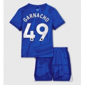 Chelsea Alejandro Garnacho #49 Replika Hjemmedrakt Barn 2025-26 Kortermet (+ bukser)