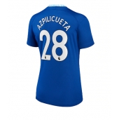 Chelsea Cesar Azpilicueta #28 Replika Hjemmedrakt Dame 2022-23 Kortermet