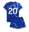 Chelsea Cole Palmer #20 Replika Hjemmedrakt Barn 2024-25 Kortermet (+ bukser)