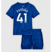 Chelsea Estevao Willian #41 Replika Hjemmedrakt Barn 2025-26 Kortermet (+ bukser)