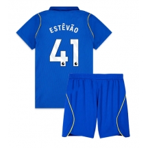 Chelsea Estevao Willian #41 Replika Hjemmedrakt Barn 2026-27 Kortermet (+ bukser)