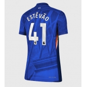 Chelsea Estevao Willian #41 Replika Hjemmedrakt Dame 2025-26 Kortermet