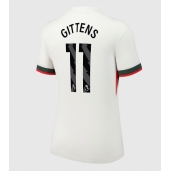 Chelsea Jamie Gittens #11 Replika Bortedrakt Dame 2025-26 Kortermet