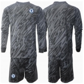Chelsea Keeper Replika Bortedrakt Barn 2024-25 Langermet (+ bukser)
