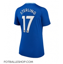 Chelsea Raheem Sterling #17 Replika Hjemmedrakt Dame 2022-23 Kortermet