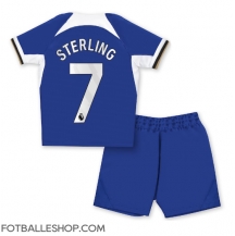 Chelsea Raheem Sterling #7 Replika Hjemmedrakt Barn 2023-24 Kortermet (+ bukser)