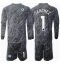 Chelsea Robert Sanchez #1 Keeper Replika Bortedrakt Barn 2024-25 Langermet (+ bukser)