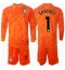 Chelsea Robert Sanchez #1 Keeper Replika Hjemmedrakt Barn 2024-25 Langermet (+ bukser)