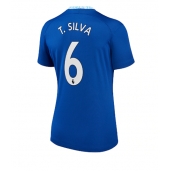 Chelsea Thiago Silva #6 Replika Hjemmedrakt Dame 2022-23 Kortermet