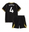 Chelsea Valentin Barco #4 Replika Bortedrakt Barn 2026-27 Kortermet (+ bukser)