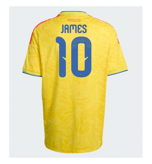Colombia James Rodriguez #10 Replika Hjemmedrakt VM 2026 Kortermet Colombia James Rodriguez #10 Replika Hjemmedrakt VM 2026 Kortermet