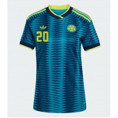 Colombia Juan Fernando Quintero #20 Replika Bortedrakt Dame VM 2026 Kortermet