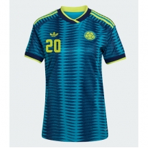 Colombia Juan Fernando Quintero #20 Replika Bortedrakt Dame VM 2026 Kortermet