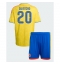 Colombia Juan Fernando Quintero #20 Replika Hjemmedrakt Barn VM 2026 Kortermet (+ bukser)