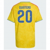 Colombia Juan Fernando Quintero #20 Replika Hjemmedrakt Dame VM 2026 Kortermet