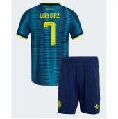 Colombia Luis Diaz #7 Replika Bortedrakt Barn VM 2026 Kortermet (+ bukser)