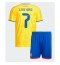 Colombia Luis Diaz #7 Replika Hjemmedrakt Barn VM 2026 Kortermet (+ bukser)