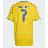 Colombia Luis Diaz #7 Replika Hjemmedrakt Dame VM 2026 Kortermet