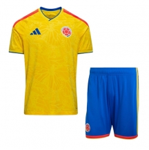 Colombia Replika Hjemmedrakt Barn VM 2026 Kortermet (+ bukser)