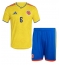Colombia Richard Rios #6 Replika Hjemmedrakt Barn VM 2026 Kortermet (+ bukser)