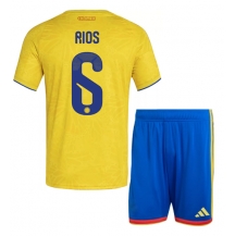Colombia Richard Rios #6 Replika Hjemmedrakt Barn VM 2026 Kortermet (+ bukser)