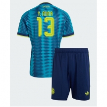 Colombia Yerry Mina #13 Replika Bortedrakt Barn VM 2026 Kortermet (+ bukser)