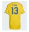 Colombia Yerry Mina #13 Replika Hjemmedrakt Dame VM 2026 Kortermet Colombia Yerry Mina #13 Replika Hjemmedrakt Dame VM 2026 Kortermet