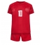 Danmark Christian Eriksen #10 Replika Hjemmedrakt Barn VM 2022 Kortermet (+ bukser)