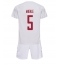 Danmark Joakim Maehle #5 Replika Bortedrakt Barn VM 2022 Kortermet (+ bukser)