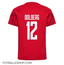 Danmark Kasper Dolberg #12 Replika Hjemmedrakt VM 2022 Kortermet