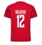 Danmark Kasper Dolberg #12 Replika Hjemmedrakt VM 2022 Kortermet