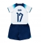 England Bukayo Saka #17 Replika Hjemmedrakt Barn VM 2022 Kortermet (+ bukser)