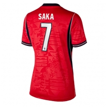 England Bukayo Saka #7 Replika Bortedrakt Dame VM 2026 Kortermet