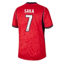 England Bukayo Saka #7 Replika Bortedrakt VM 2026 Kortermet